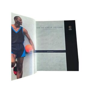 Michael Jordan For the Love of‎ the Game: My Story First Edition Hardcover Book